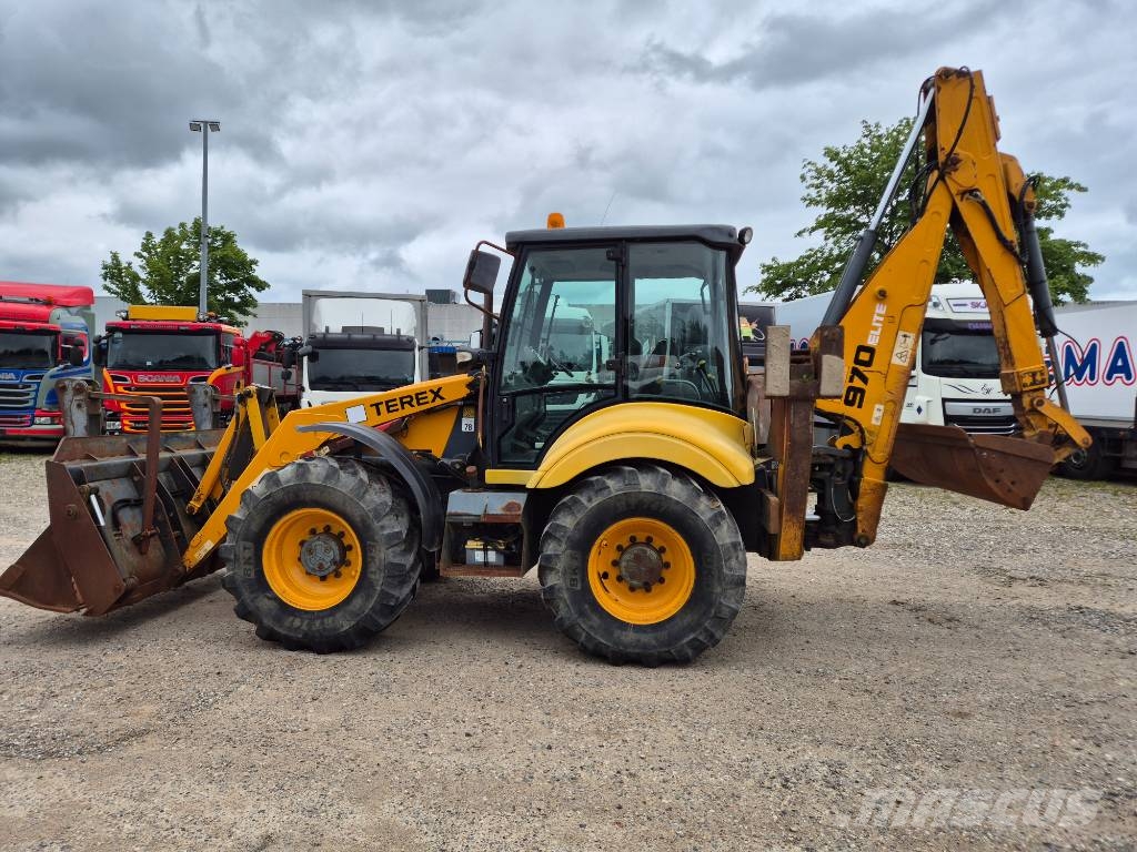 Terex 970 Elite //good condition// 4 in 1 bucket /for Retrocargadoras