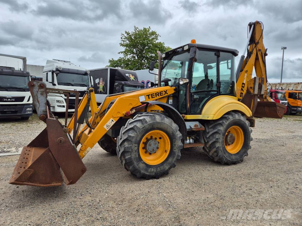 Terex 970 Elite //good condition// 4 in 1 bucket /for Retrocargadoras
