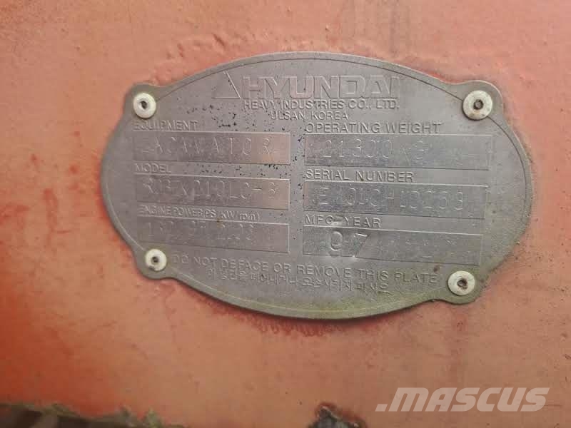 Hyndai Robex 210LC-3 Koparki gąsienicowe