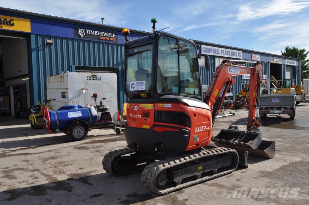Kubota U 27-4 Minigraafmachines < 7t