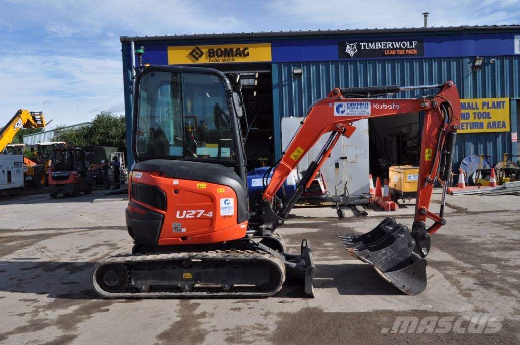 Kubota U 27-4 Minigraafmachines < 7t