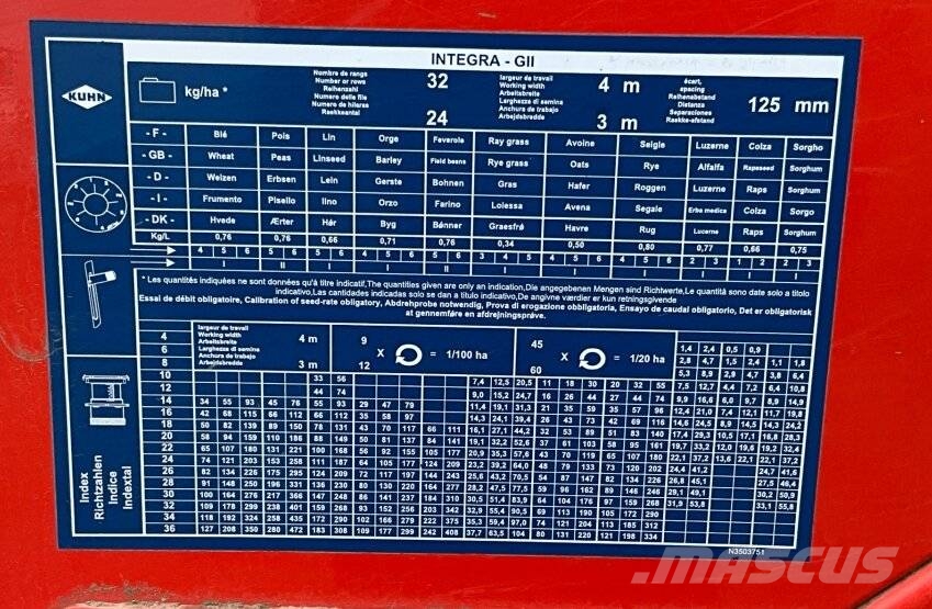 Kuhn Integra G II Sėjamieji kombainai