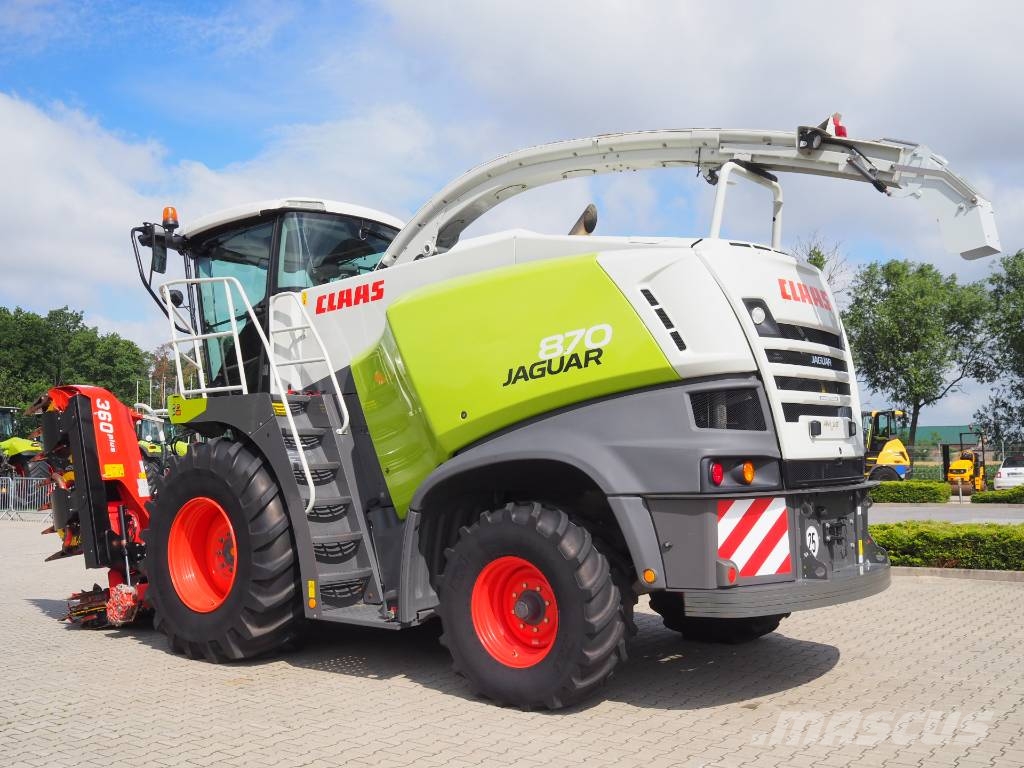 CLAAS Jaguar 870 + Kemper 360 Plus Selbstfahrende Häcksler