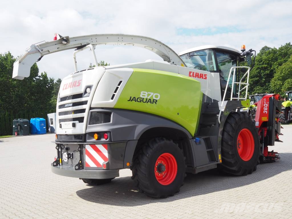 CLAAS Jaguar 870 + Kemper 360 Plus Selbstfahrende Häcksler