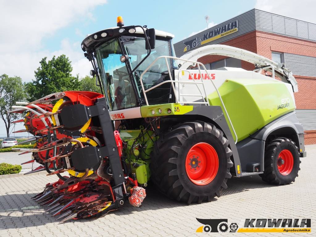 CLAAS Jaguar 870 + Kemper 360 Plus Selbstfahrende Häcksler