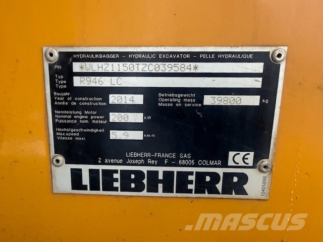 Liebherr R 946 LC+ Demolition Crusher Sloopgraafmachines