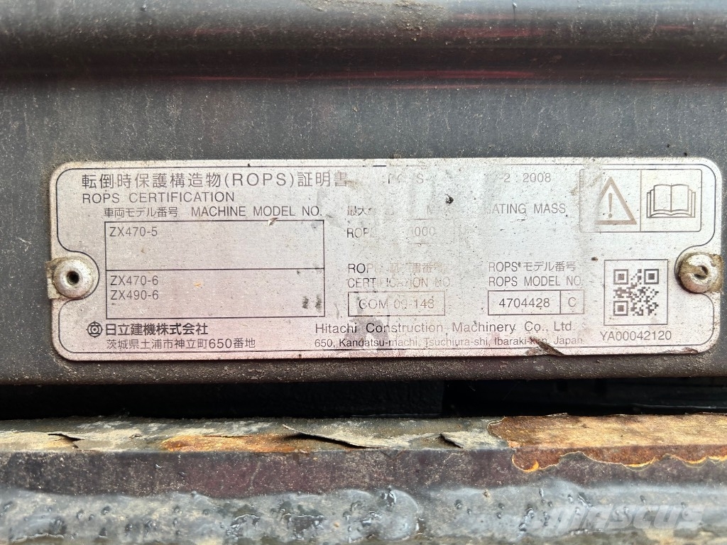 Hitachi 490 Raupenbagger