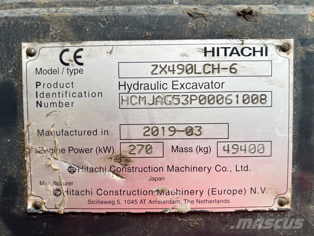 Hitachi 490 Raupenbagger