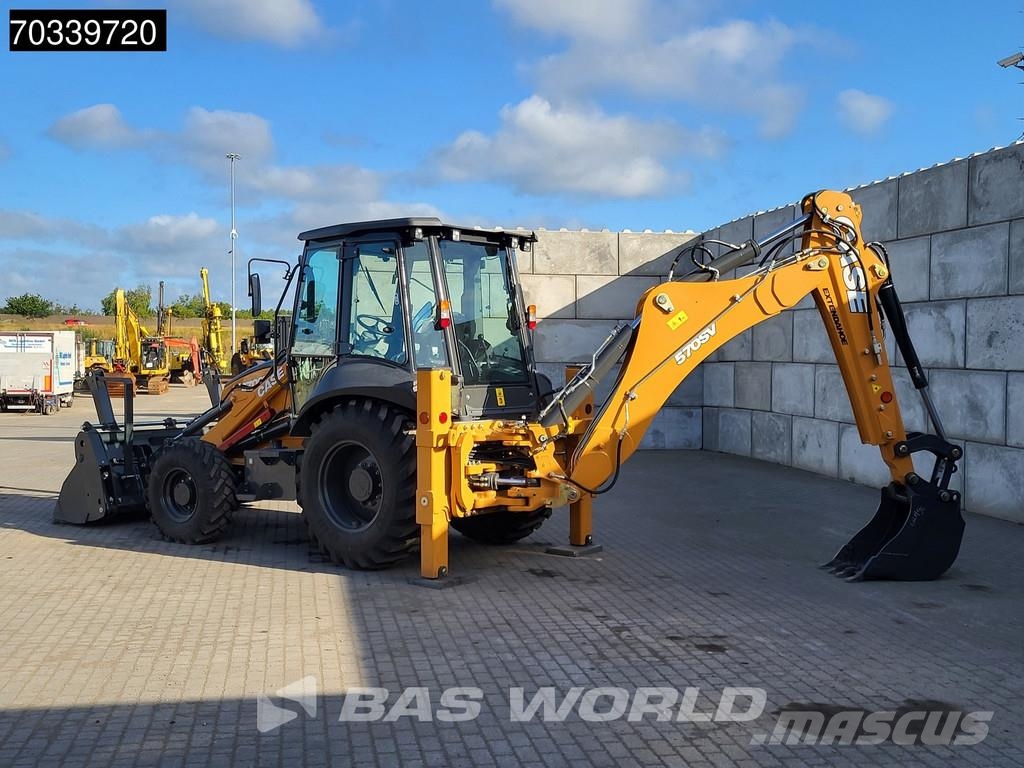 CASE 570SV 4WD - A/C - 4-1 Bucket - Telestick - HP Graaf-laadcombinaties