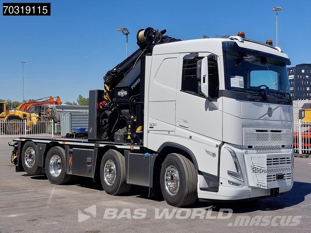 Volvo FH 500 8X2 NEW! HMF9520 K6 + JIB K6 Crane Kran Tra Lastbil med kran