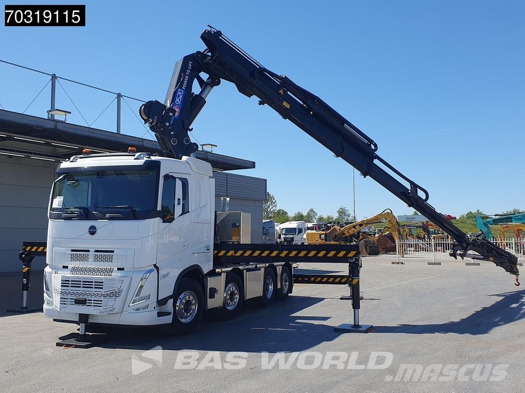 Volvo FH 500 8X2 NEW! HMF9520 K6 + JIB K6 Crane Kran Tra Lastbil med kran