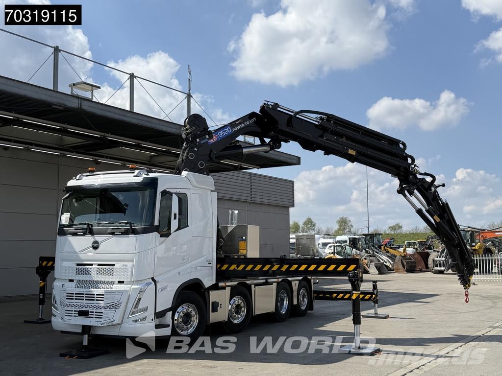 Volvo FH 500 8X2 NEW! HMF9520 K6 + JIB K6 Crane Kran Tra Lastbil med kran