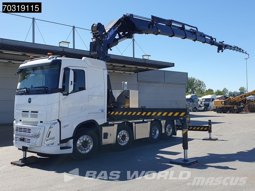 Volvo FH 500 8X2 NEW! HMF9520 K6 + JIB K6 Crane Kran Tra Lastbil med kran