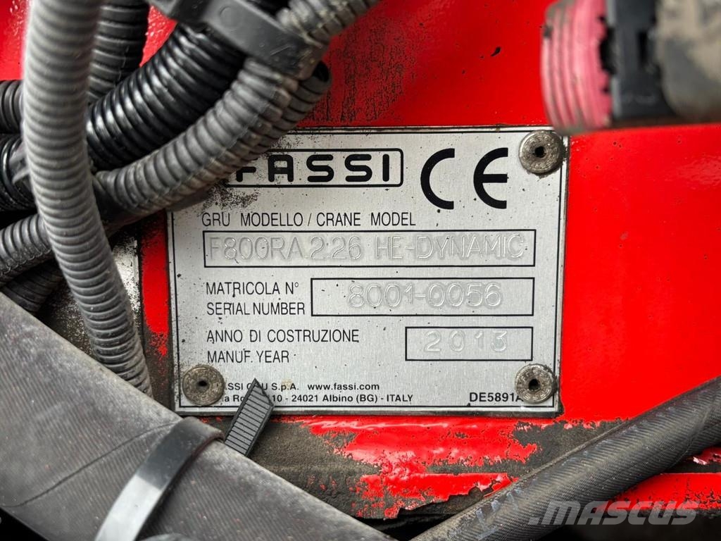 Scania G 440 8x2*6 FASSI F800 + JIB / PLATFORM L=6571-781 Автокрани