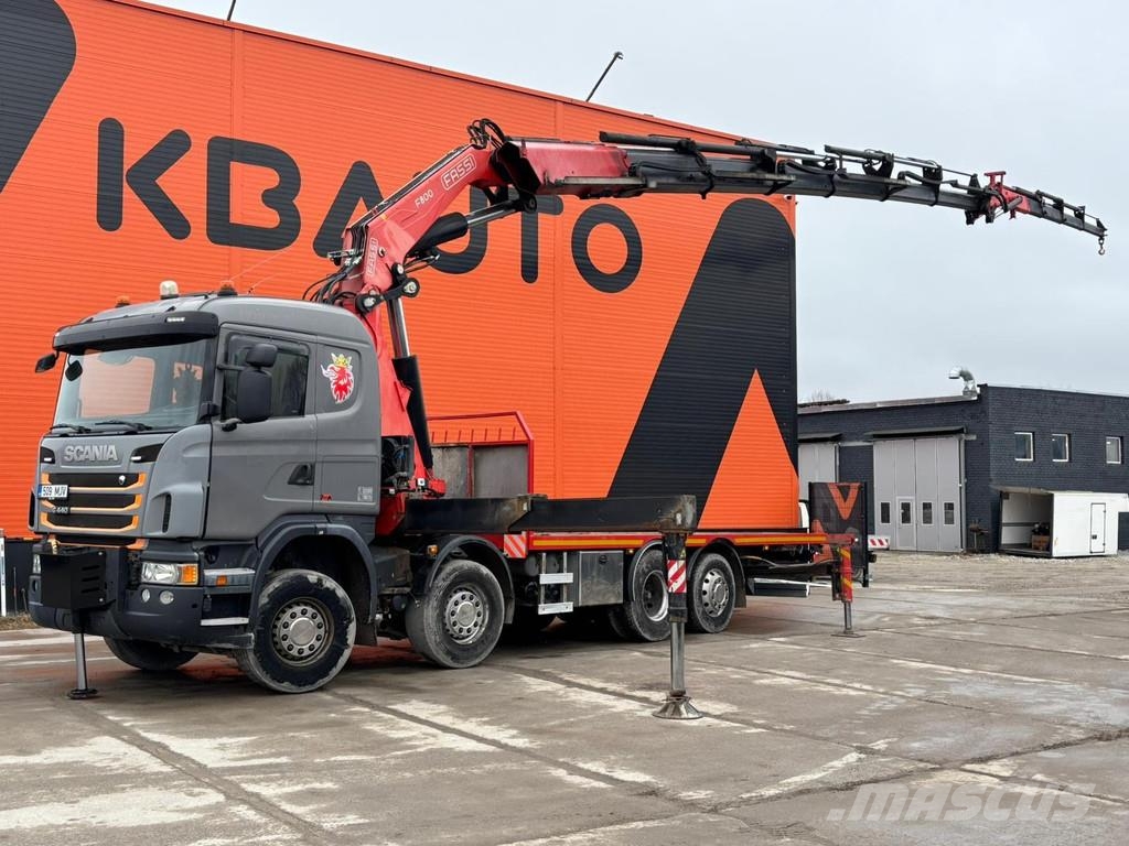 Scania G 440 8x2*6 FASSI F800 + JIB / PLATFORM L=6571-781 Автокрани