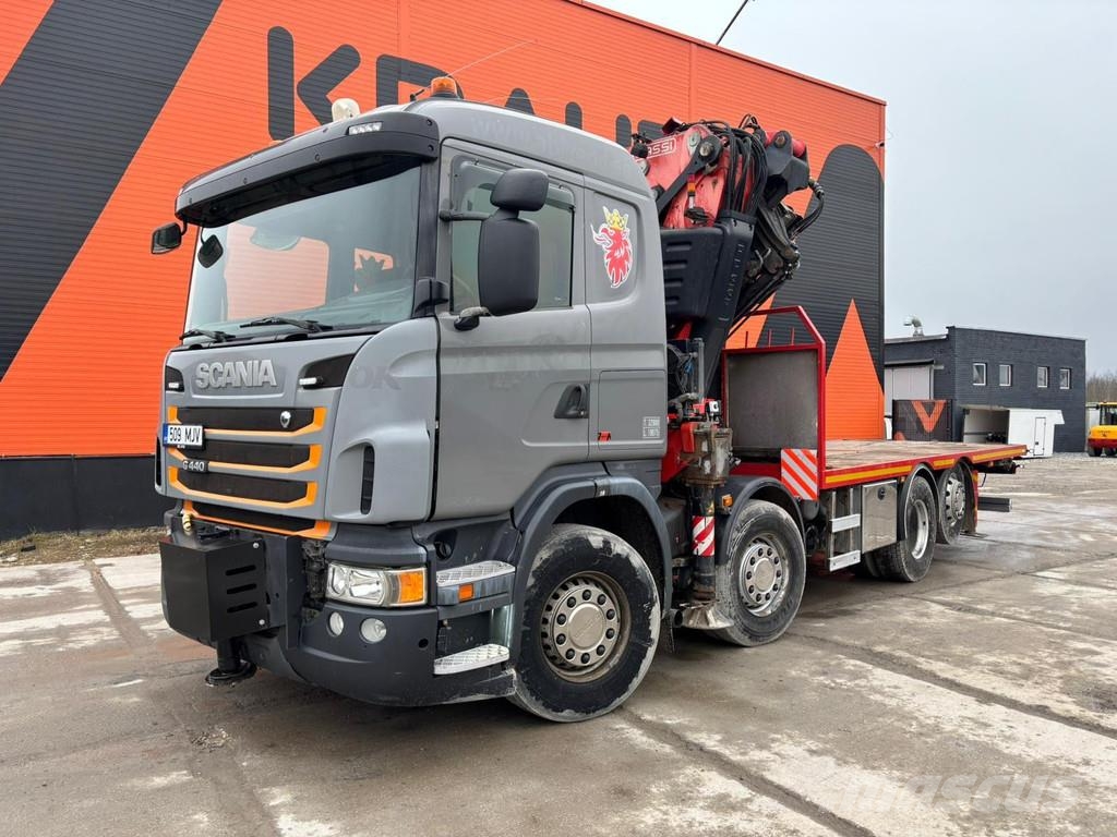 Scania G 440 8x2*6 FASSI F800 + JIB / PLATFORM L=6571-781 Автокрани