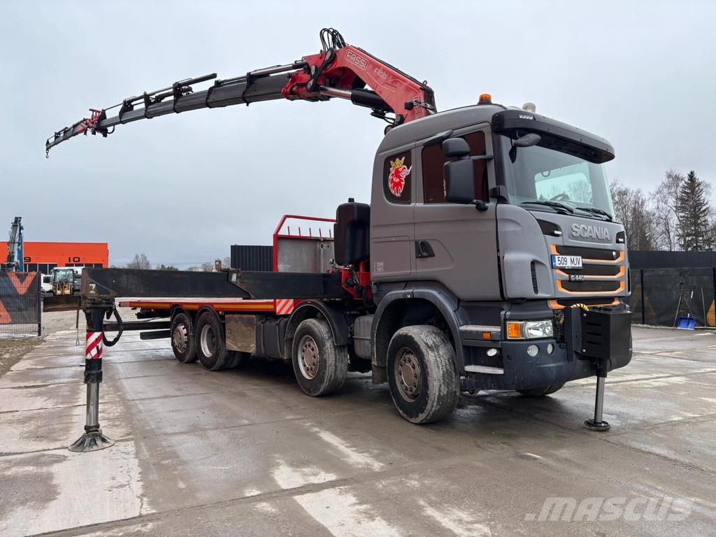 Scania G 440 8x2*6 FASSI F800 + JIB / PLATFORM L=6571-781 Автокрани