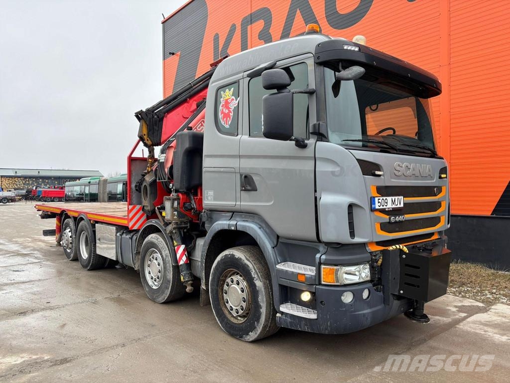 Scania G 440 8x2*6 FASSI F800 + JIB / PLATFORM L=6571-781 Автокрани