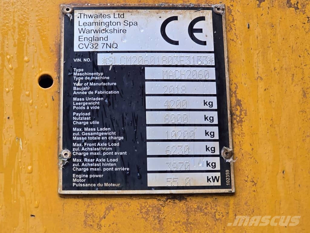 Thwaites 2060 Dumper - Knickgelenk
