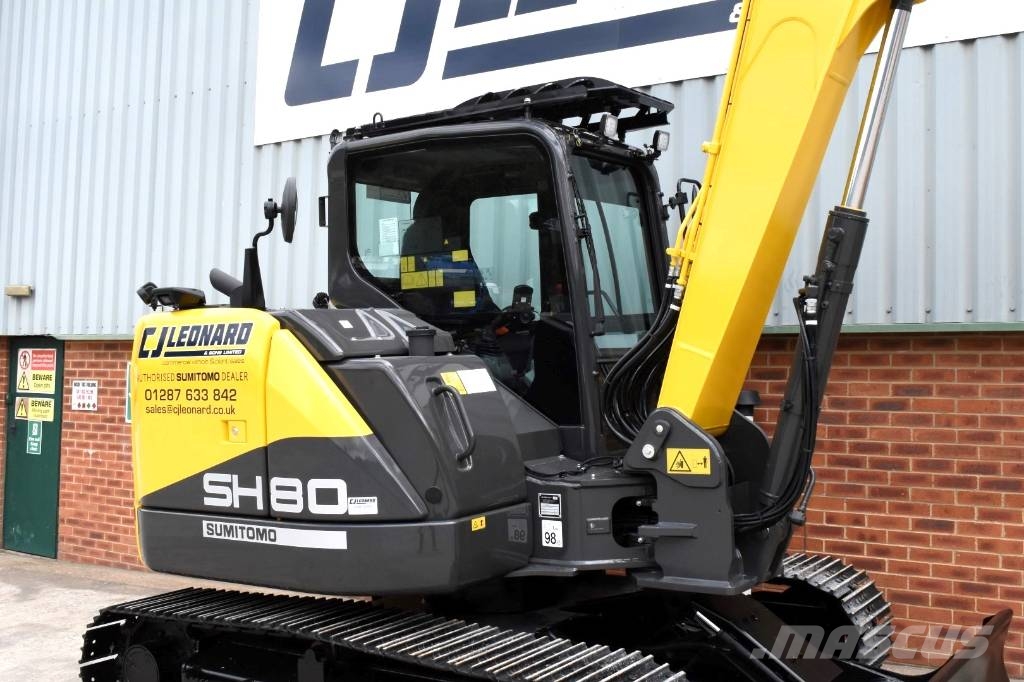 Sumitomo SH80 BS-7 中型挖土機/掘鑿機/挖掘機 7t-12t