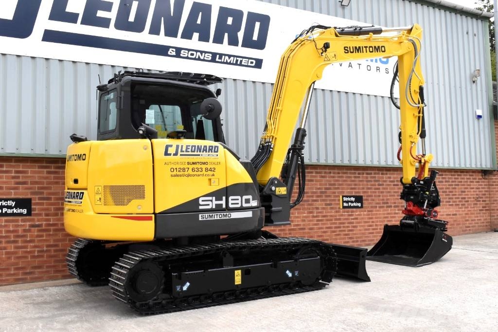 Sumitomo SH80 BS-7 中型挖土機/掘鑿機/挖掘機 7t-12t
