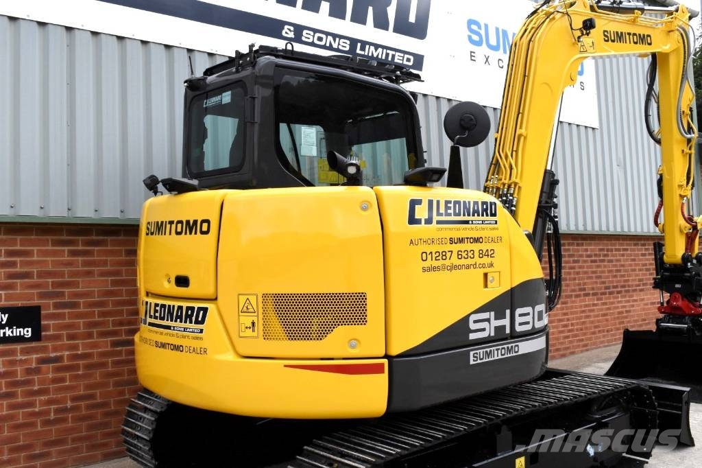Sumitomo SH80 BS-7 中型挖土機/掘鑿機/挖掘機 7t-12t
