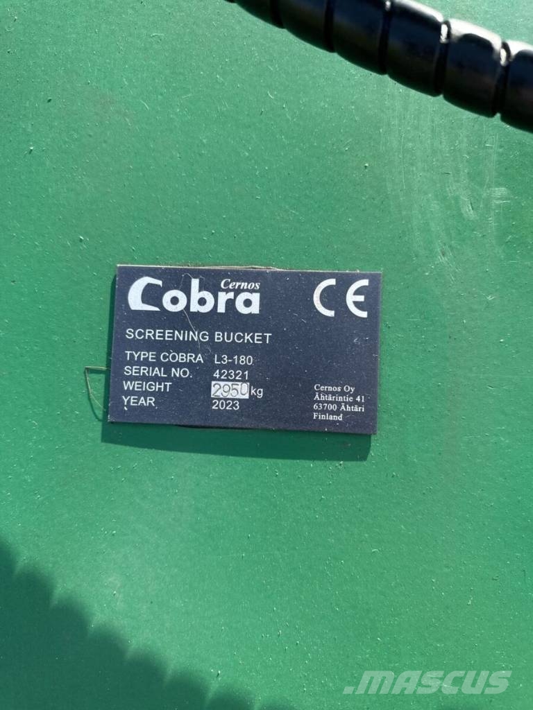 Cobra L3-180 QX15 zeefbak/Screening bucket Mobila sorteringsverk