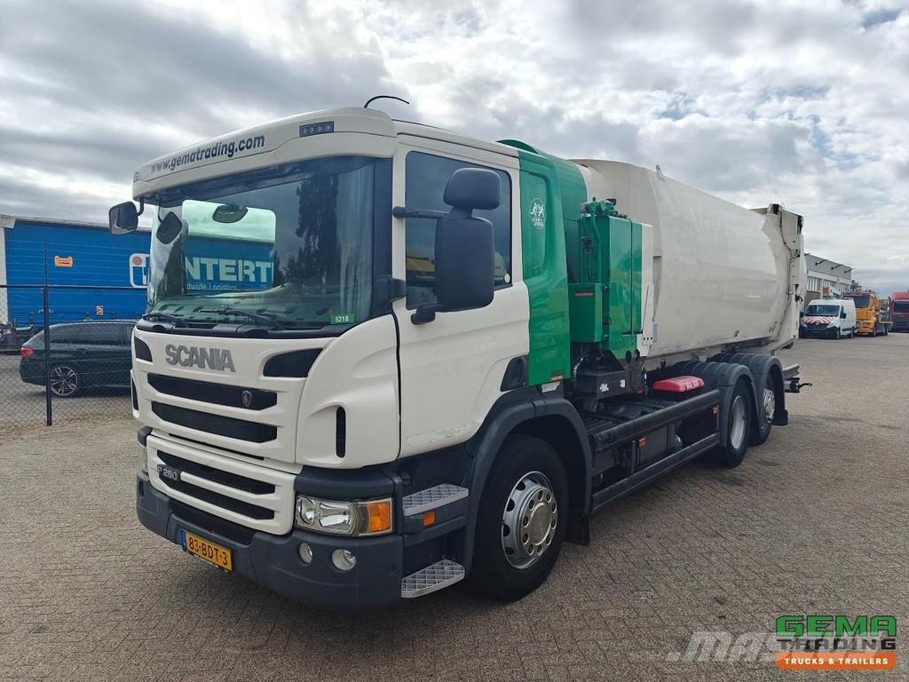 Scania P250 6x2/4 Day Cab Euro5 - Zoeller Handheld Waste 垃圾车