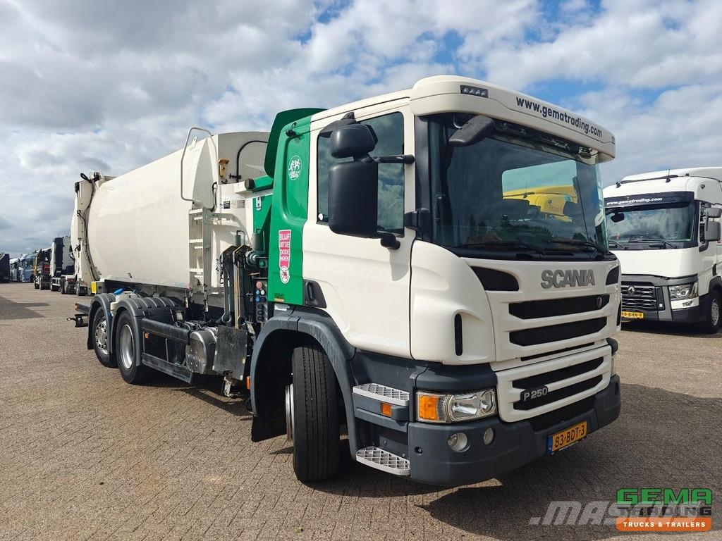 Scania P250 6x2/4 Day Cab Euro5 - Zoeller Handheld Waste 垃圾车