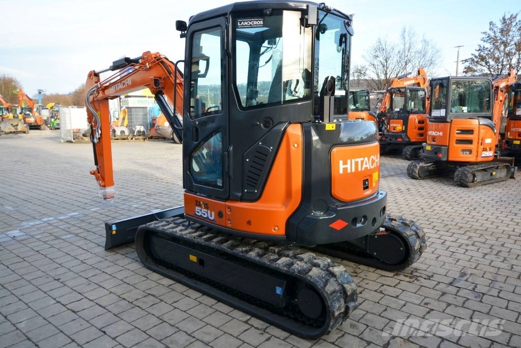 Hitachi ZX 55 U-6 小型挖土機/掘鑿機<7t(小型挖掘機)