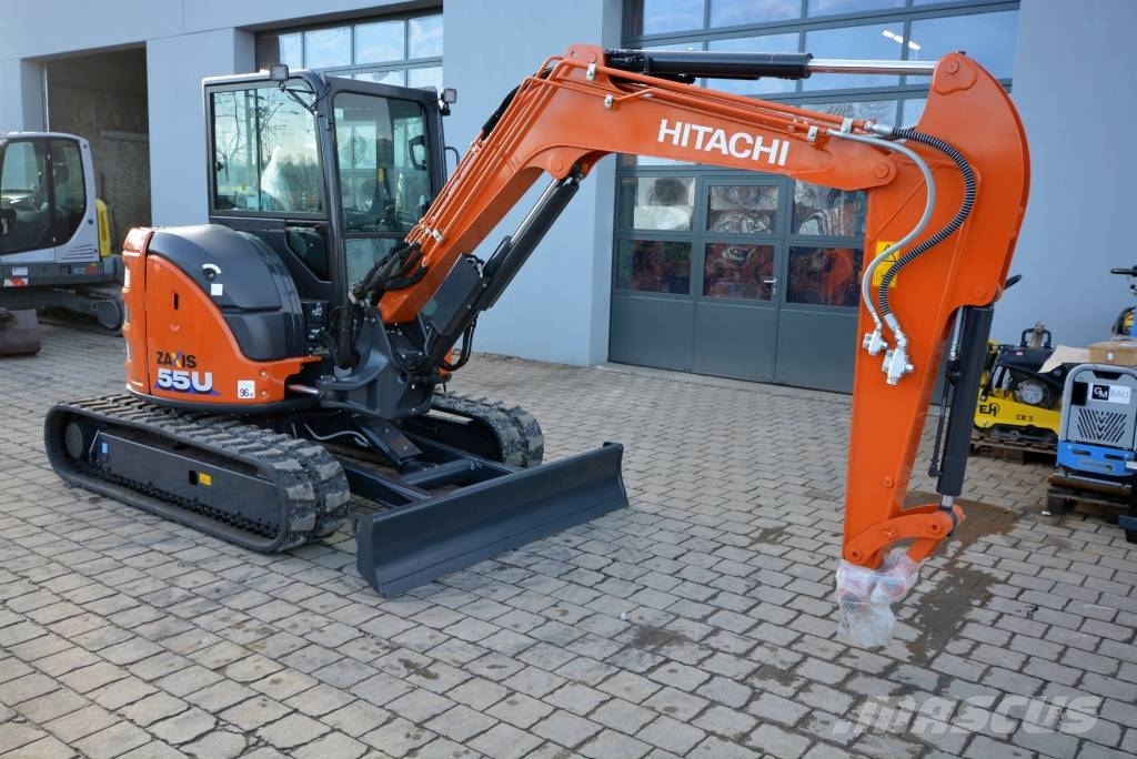 Hitachi ZX 55 U-6 小型挖土機/掘鑿機<7t(小型挖掘機)