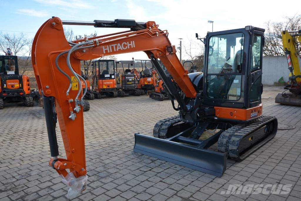 Hitachi ZX 55 U-6 小型挖土機/掘鑿機<7t(小型挖掘機)