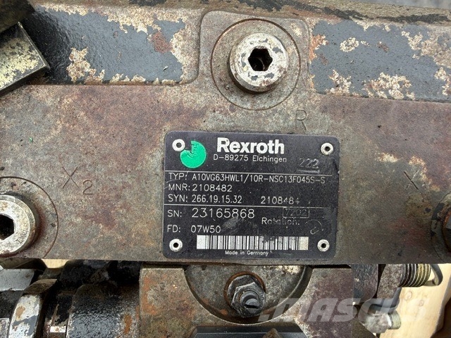 Rexroth A10VG63 USED HYDRAULIC PUMP Гідравліка