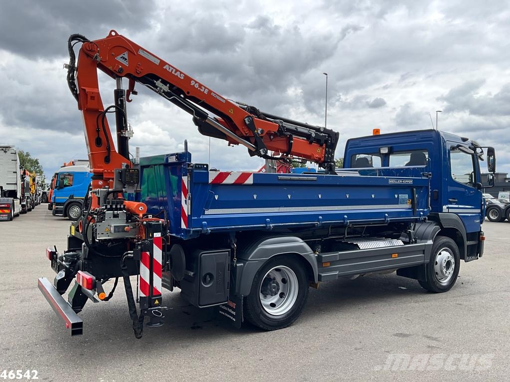 Mercedes-Benz Atego 1524 Atlas 10 Tonmeter laadkraan Just 6.336 Camiones bañeras basculantes o volquetes