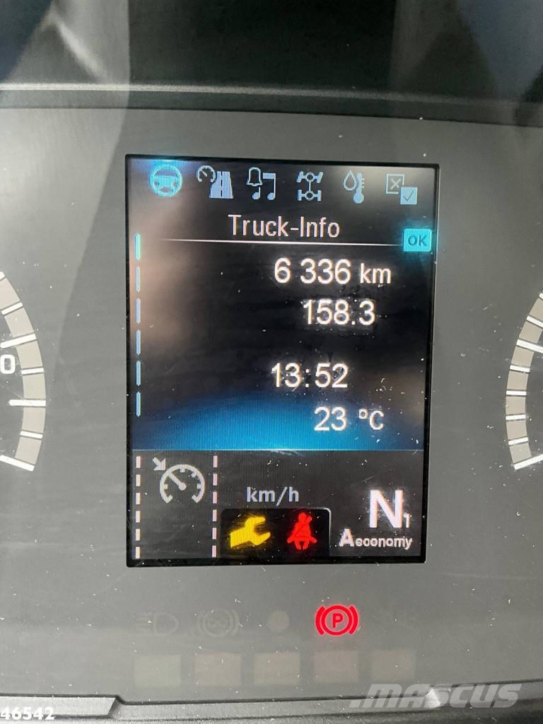 Mercedes-Benz Atego 1524 Atlas 10 Tonmeter laadkraan Just 6.336 Camiones bañeras basculantes o volquetes