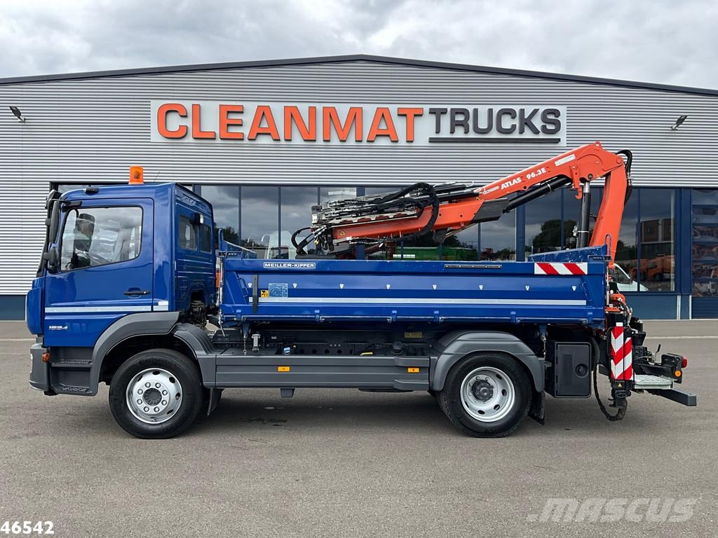 Mercedes-Benz Atego 1524 Atlas 10 Tonmeter laadkraan Just 6.336 Camiones bañeras basculantes o volquetes