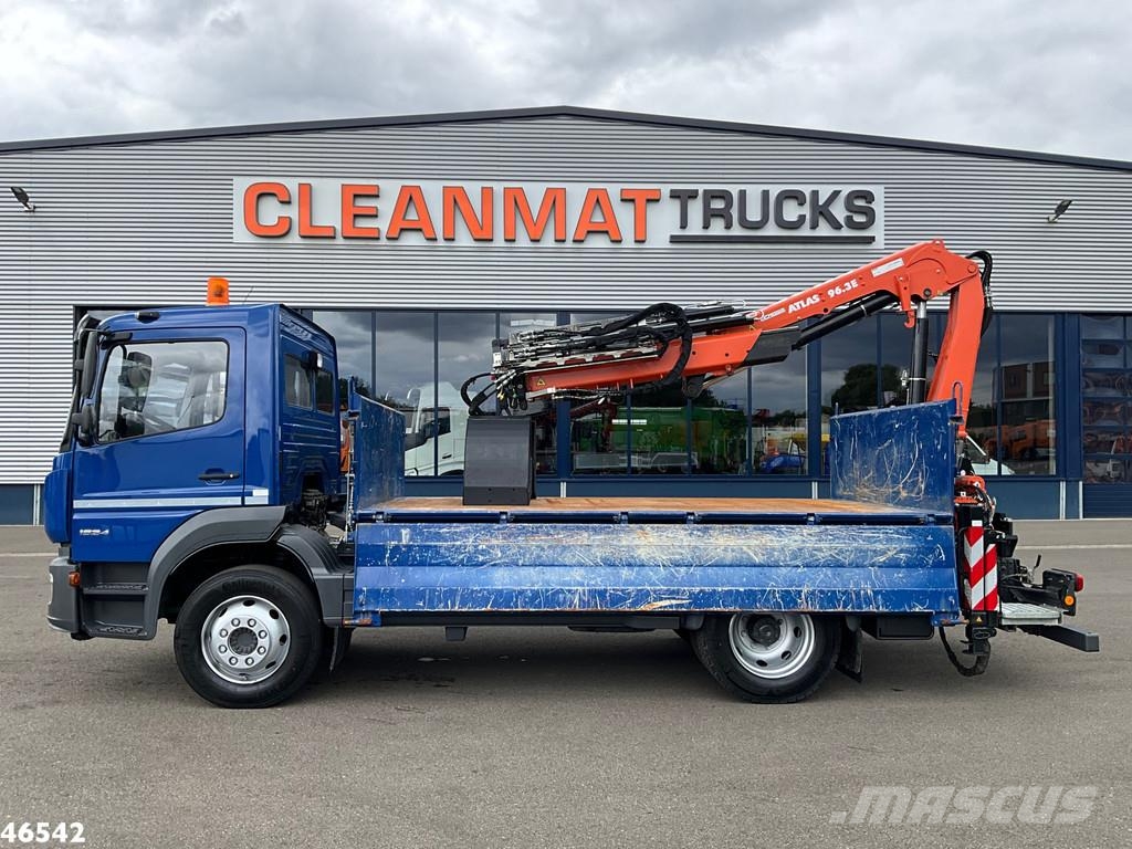 Mercedes-Benz Atego 1524 Atlas 10 Tonmeter laadkraan Just 6.336 Camiones bañeras basculantes o volquetes