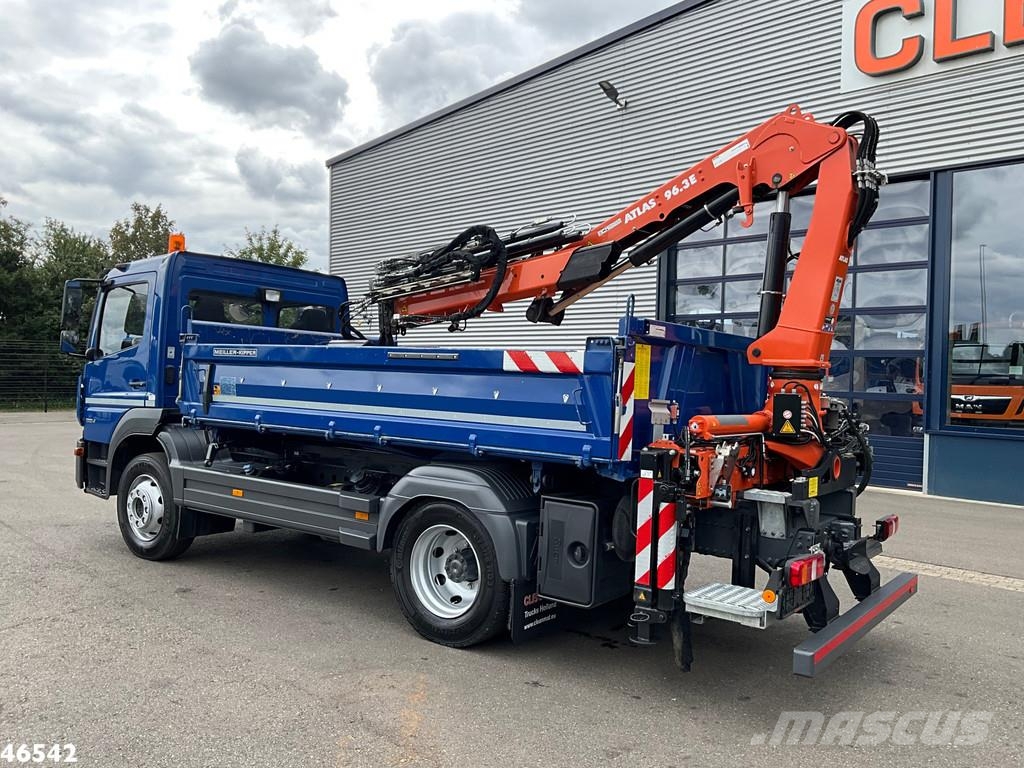Mercedes-Benz Atego 1524 Atlas 10 Tonmeter laadkraan Just 6.336 Camiones bañeras basculantes o volquetes