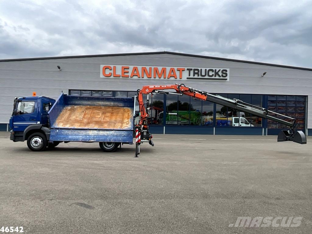 Mercedes-Benz Atego 1524 Atlas 10 Tonmeter laadkraan Just 6.336 Camiones bañeras basculantes o volquetes