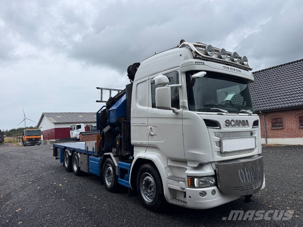 Scania R580 HMF 8520 kran Автокранове