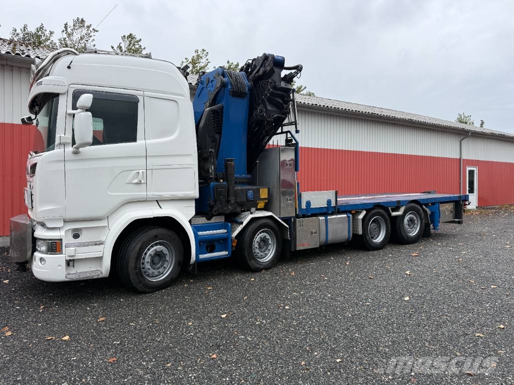 Scania R580 HMF 8520 kran Автокранове
