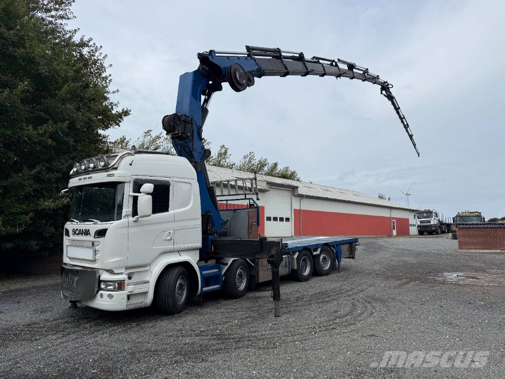 Scania R580 HMF 8520 kran Автокранове