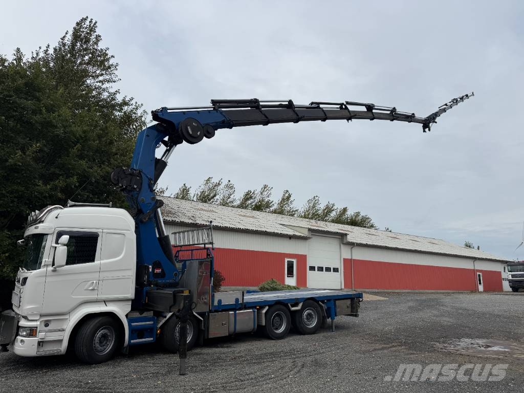 Scania R580 HMF 8520 kran Автокранове