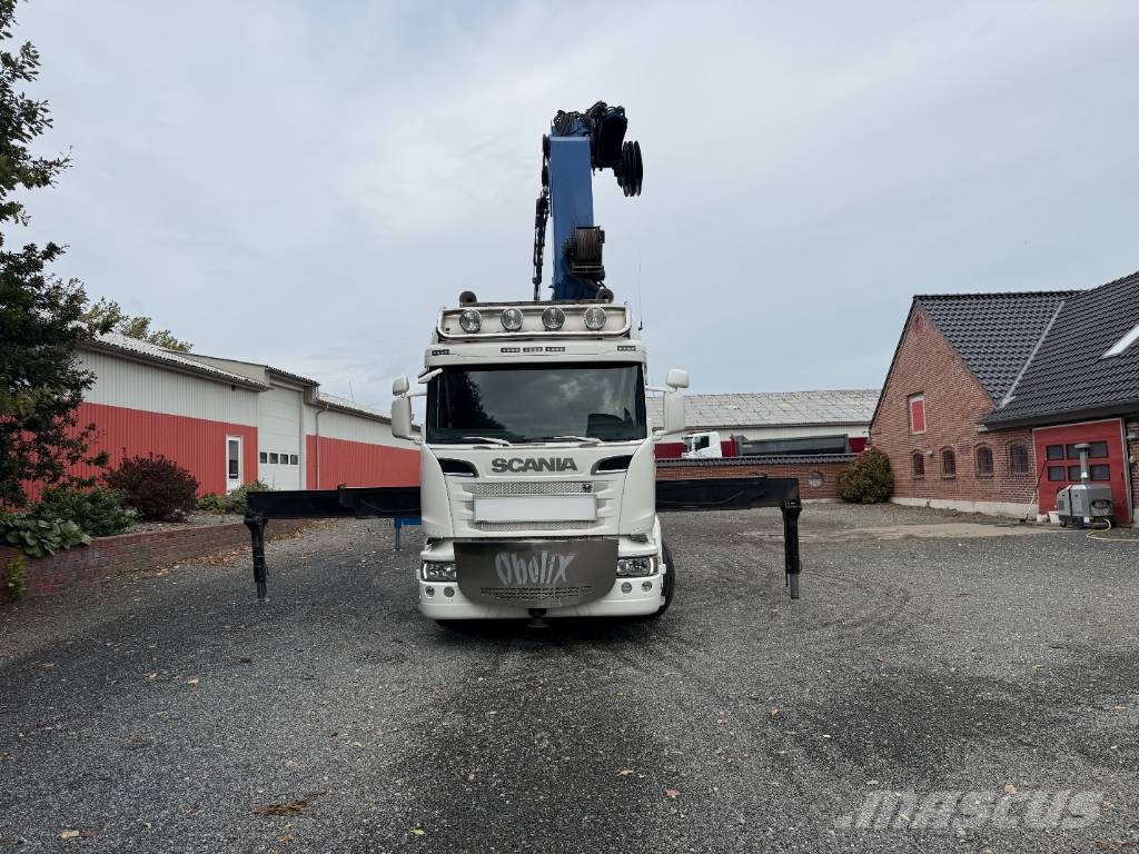 Scania R580 HMF 8520 kran Автокранове