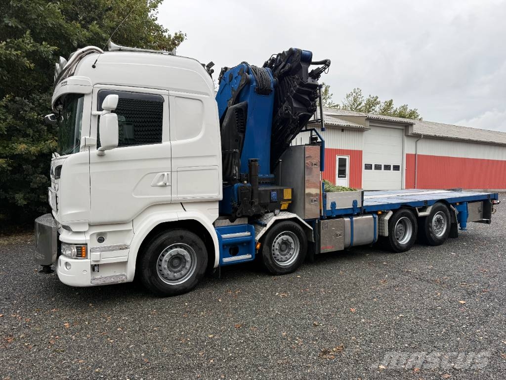 Scania R580 HMF 8520 kran Автокранове