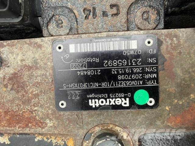 Rexroth A10VG63 USED HYDRAULIC PUMP 油圧機