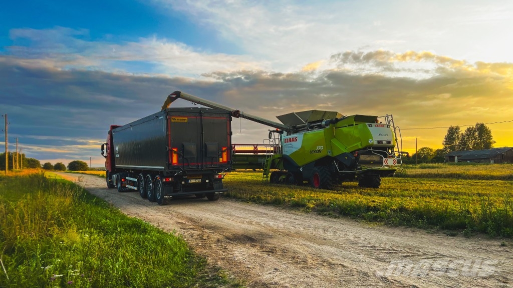 CLAAS Lexion 770 TerraTrac Ražas novākšanas kombaini