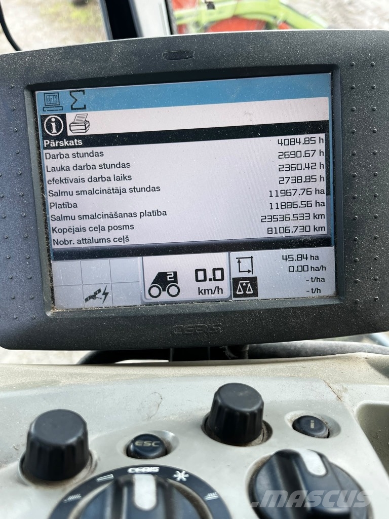 CLAAS Lexion 770 TerraTrac Ražas novākšanas kombaini