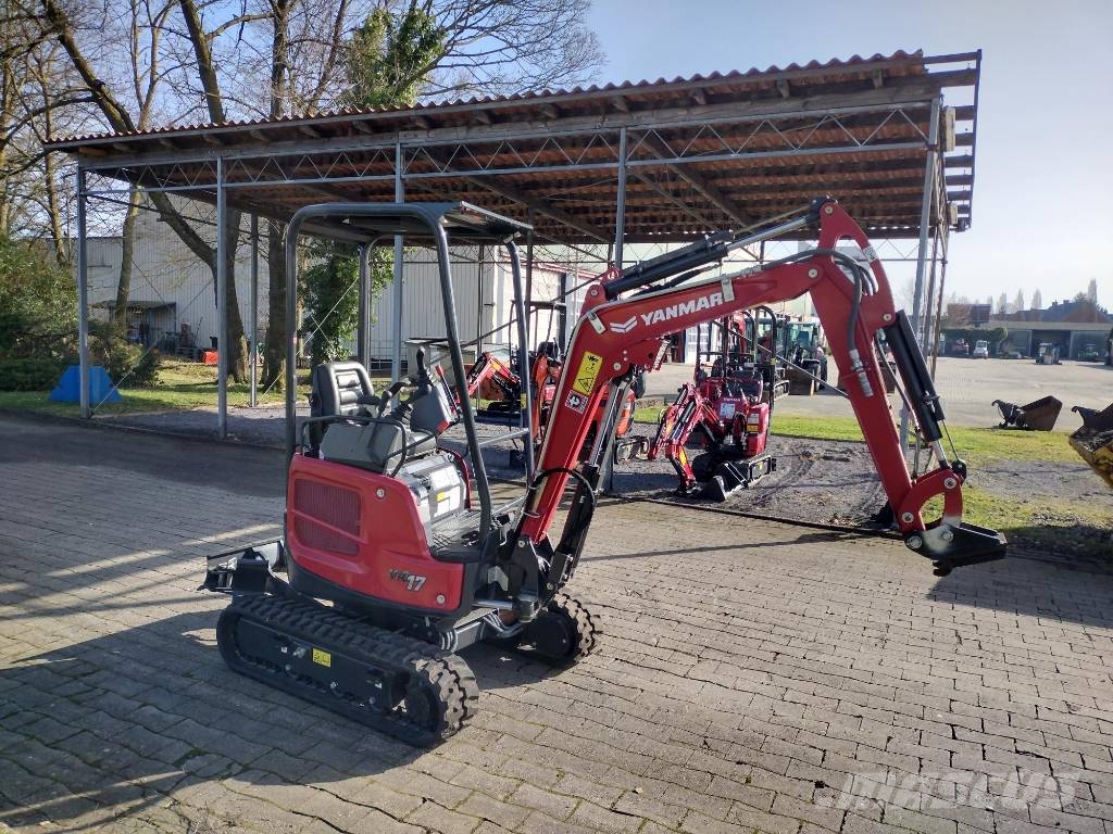 Yanmar Vio17-1 Canopy Schutzdach mit MS01 Mini ekskavatörler, 7 tona dek