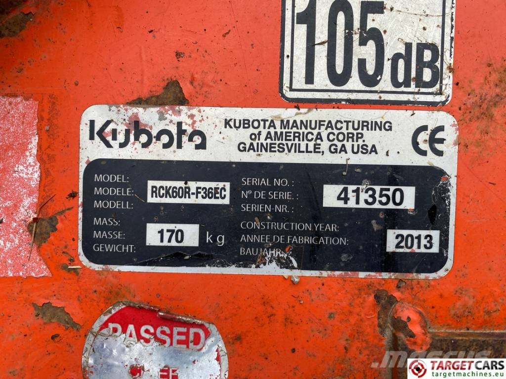 Kubota F3680 EC 4WD 3-Gang Rotary Mower Самохідні газонокосарки
